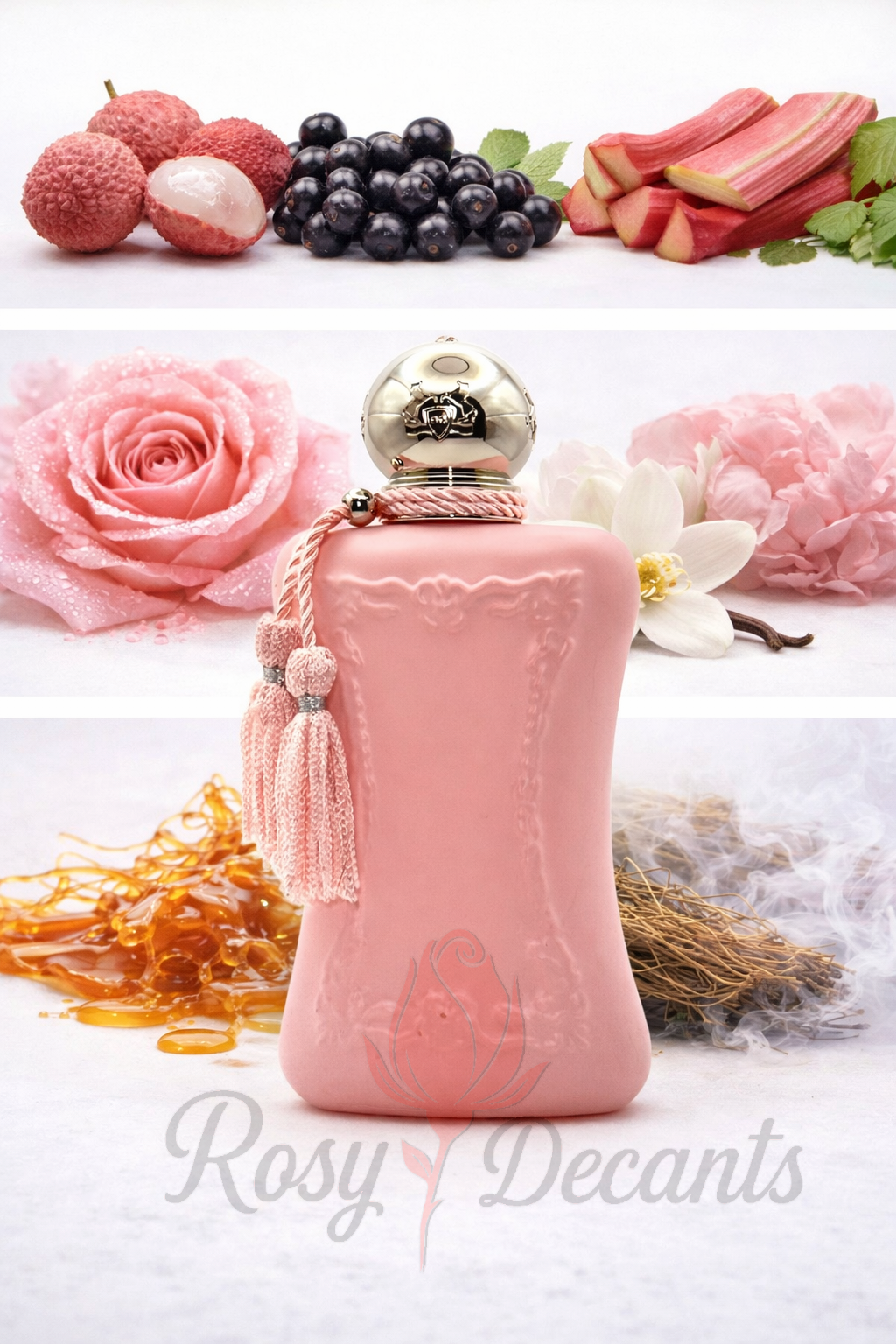 Delina • Parfums de Marly • Sample, Trial, and Travel Perfume Sizes (1.5ml | 5ml | 10ml) for weddings, birthdays, holidays, gifts, or travel