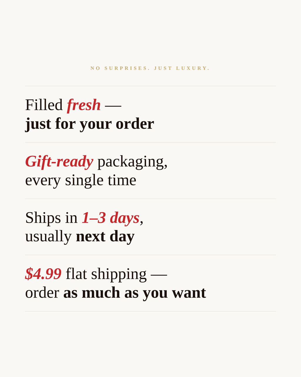 Delina Exclusif • Parfums de Marly • Sample, Trial, and Travel Perfume Sizes (1.5ml | 5ml | 10ml) for weddings, birthdays, gifts, or travel